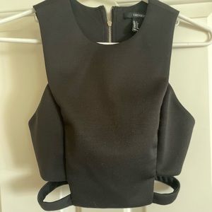 Forever 21, zip crop top